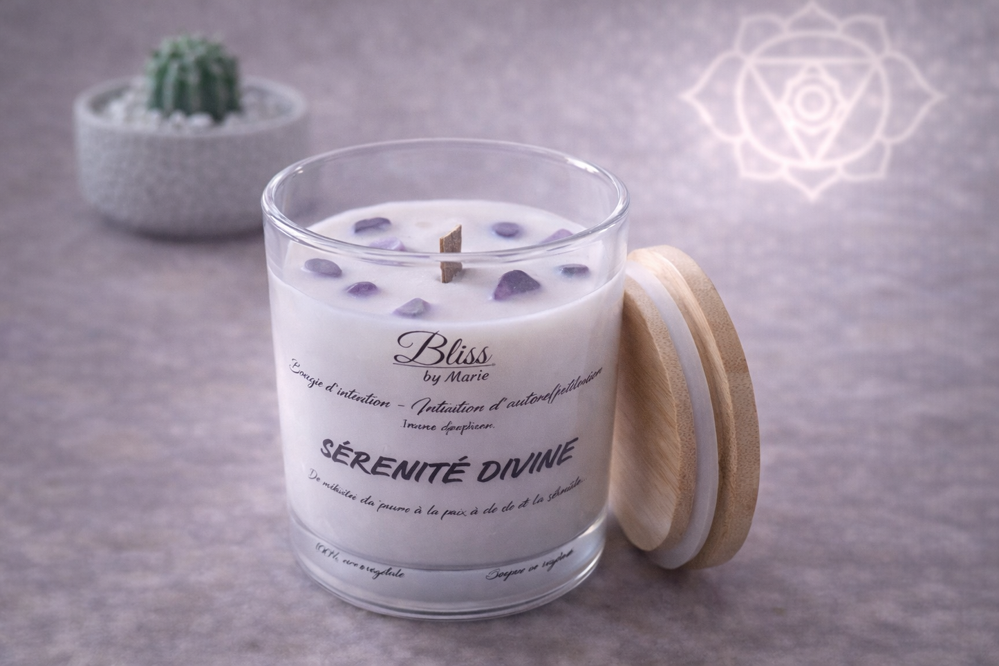Bougie Sérénité Divine - Améthyste | Divine Serenity Candle