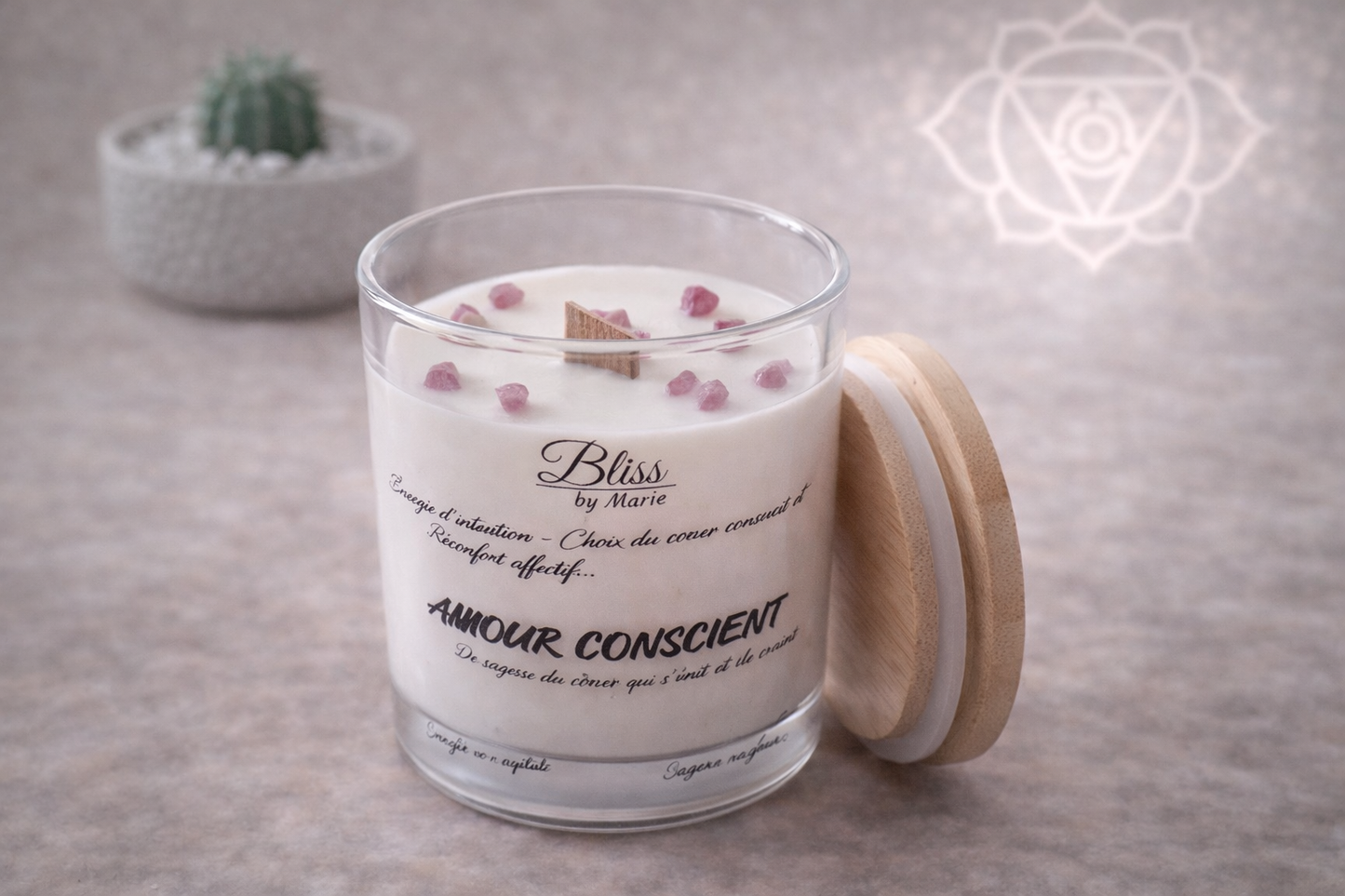 Bougie Amour Conscient - Rubis | Conscious Love Candle