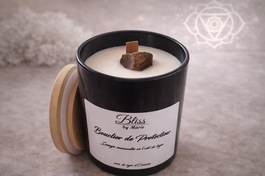 Bougie Bouclier de Protection - Œil du Tigre | Protection Shield Candle