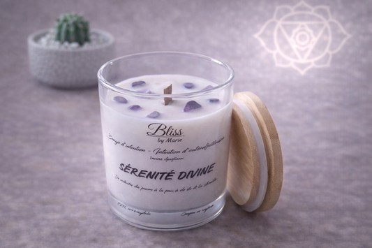 Bougie Sérénité Divine - Améthyste | Divine Serenity Candle